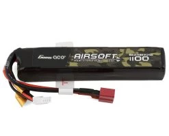 Gens Ace 3S 25C Airsoft LiPo Battery w/Deans Plug (11.1V/1100mAh)
