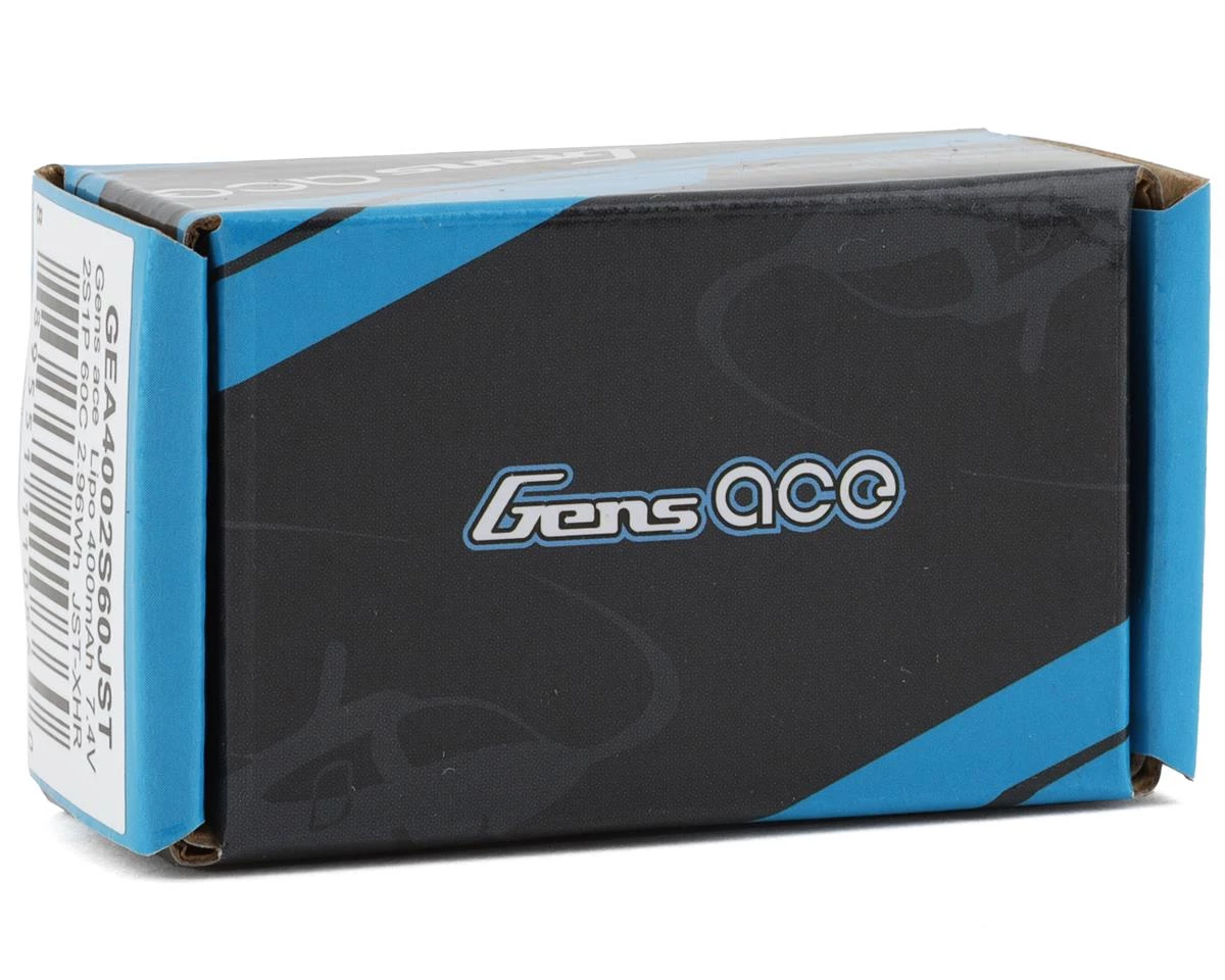 Gens Ace 2s LiPo Battery 60C (7.4V/400mAh) w/JST-XH 2 Gens Ace 2s LiPo Battery 60C (7.4V/400mAh) w/JST-XH - Image 2