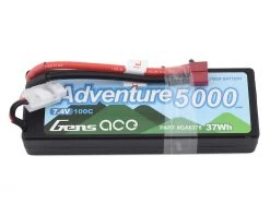 Gens Ace Adventure 2S 100C LiPo Battery Pack w/T-Style Connector (7.4V/5000mAh)