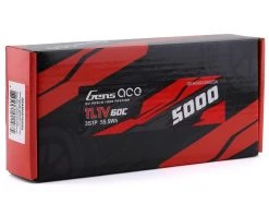 Gens Ace 3s Short-Size LiPo Battery 60C w/XT-60 Connector (11.1V/5000mAh) -Lunsford best sale gea50003s60sx 2