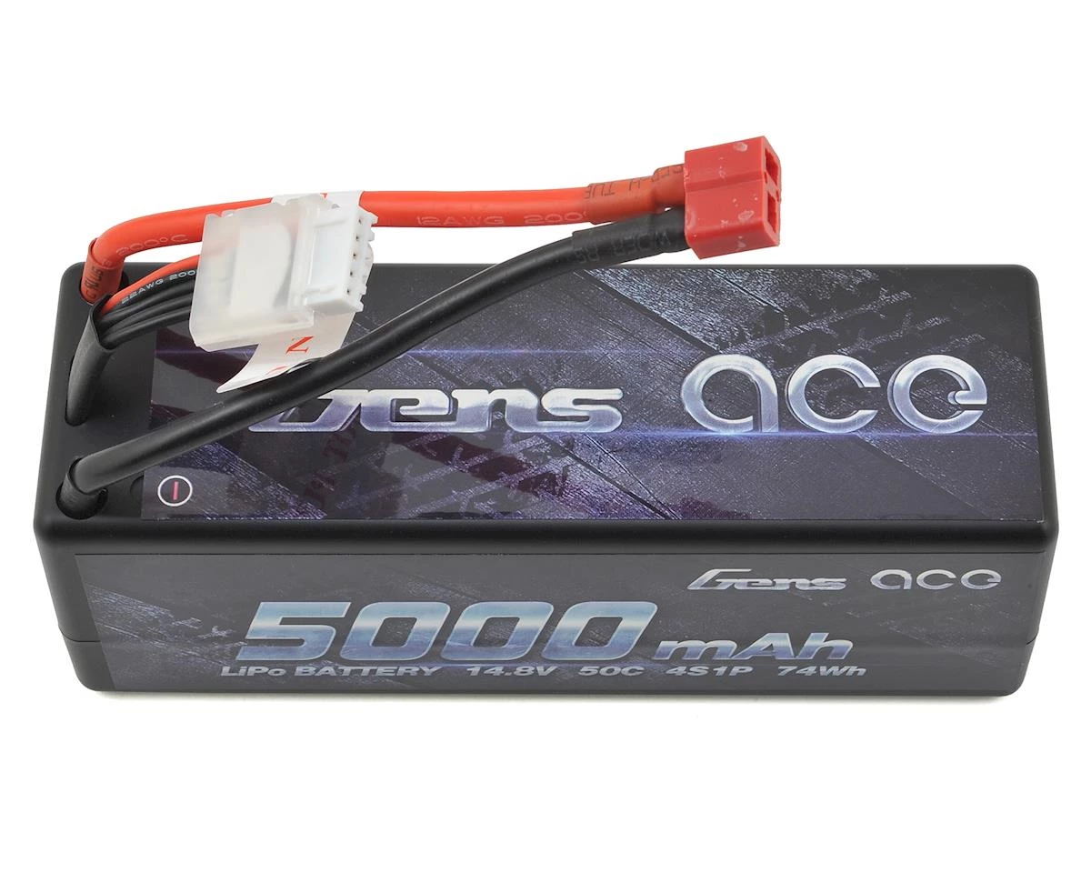 Gens Ace 4s LiPo Battery Pack 50C w/Deans Connector (14.8V/5000mAh) 1 Gens Ace 4s LiPo Battery Pack 50C w/Deans Connector (14.8V/5000mAh)