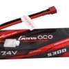 Gens Ace 2s LiPo Battery 60C (7.4V/5300mAh) w/T-Style Connector