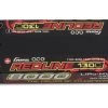Gens Ace Redline 1S LiHV LiPo Shorty Battery 130C w/4mm Bullets (3.8V/8000mAh)