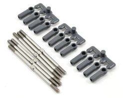 Lunsford "Super Duty" Associated SC10 Titanium Turnbuckle Kit w/Ball Cups (6)
