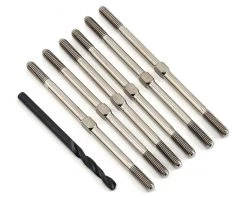 Lunsford "Super Duty" Associated T5M Titanium Turnbuckle Kit w/Drill Bit (6)