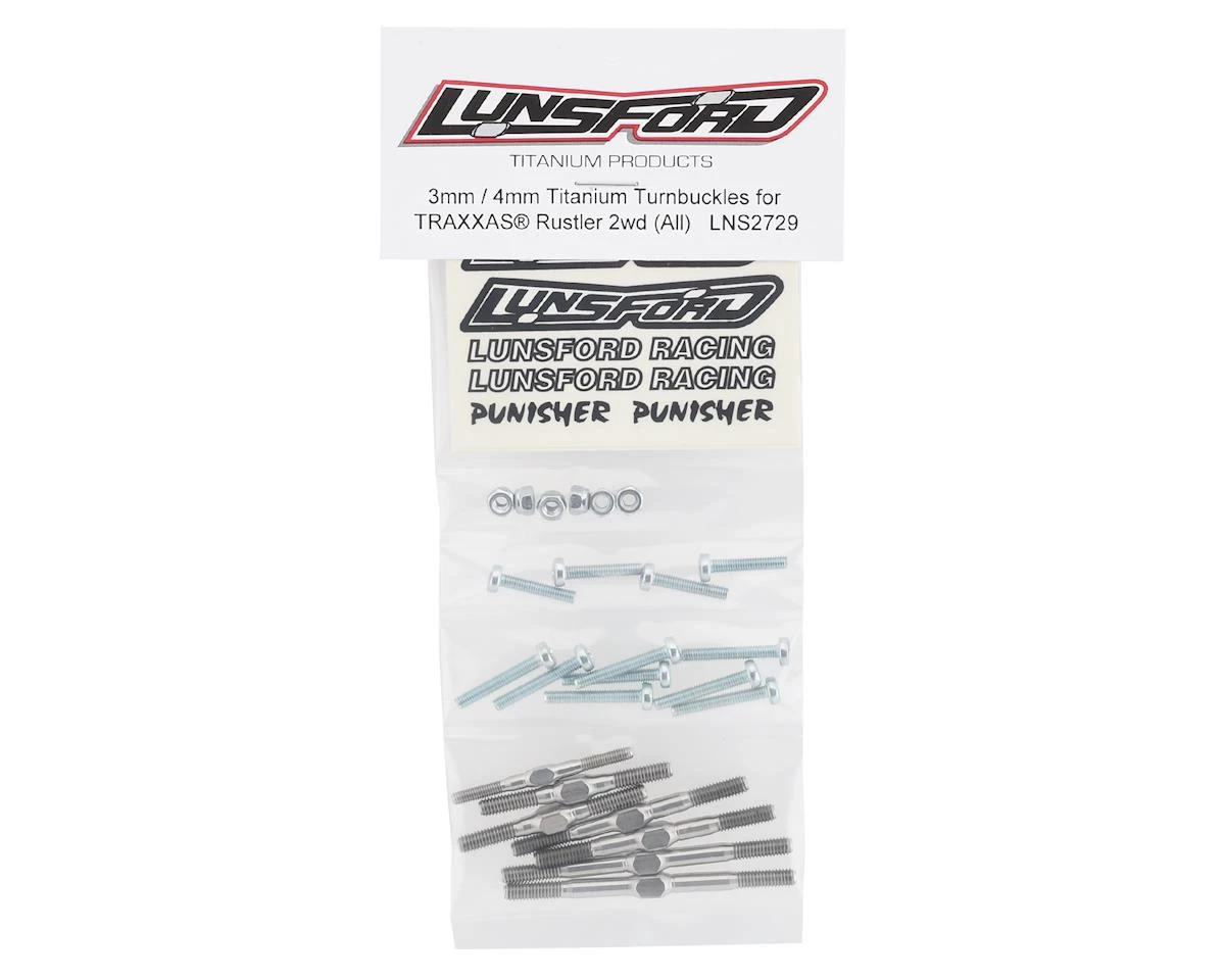 Lunsford "Punisher" Traxxas Rustler Titanium Turnbuckle Kit 2 Lunsford "Punisher" Traxxas Rustler Titanium Turnbuckle Kit - Image 2