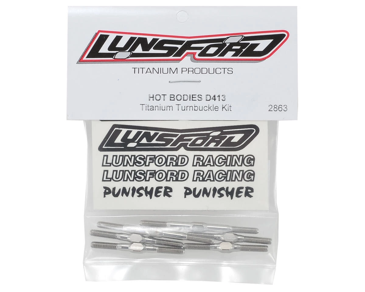 Lunsford "Punisher" Hot Bodies D413 Titanium Turnbuckle Kit (6) 2 Lunsford "Punisher" Hot Bodies D413 Titanium Turnbuckle Kit (6) - Image 2
