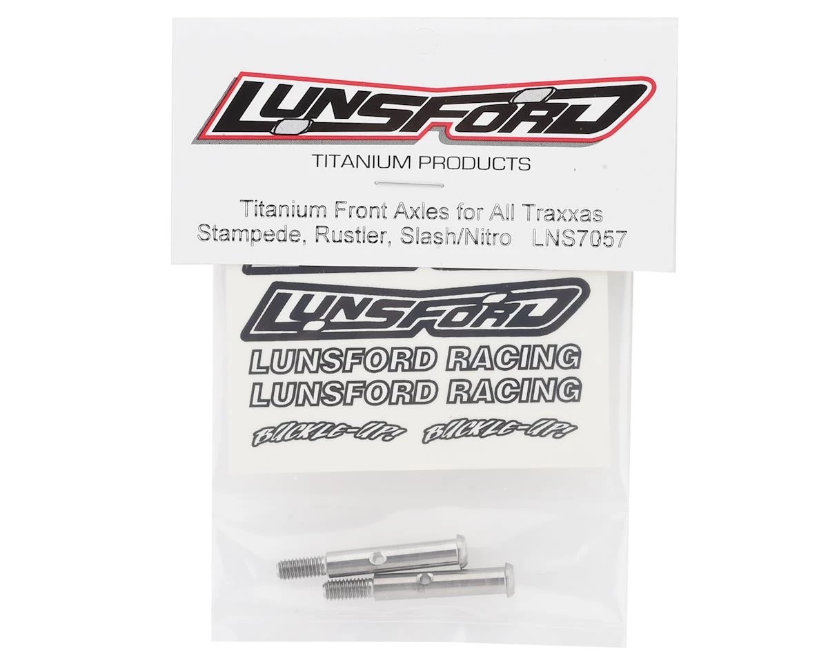 Lunsford Traxxas Rustler/Stampede/Slash Titanium Front Axles (2) 2 Lunsford Traxxas Rustler/Stampede/Slash Titanium Front Axles (2) - Image 2