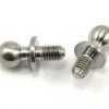 Lunsford 5mm Long Broached Titanium Ball Studs (2)