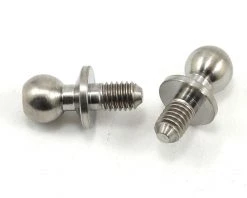 Lunsford 5mm Long Broached Titanium Ball Studs (2)