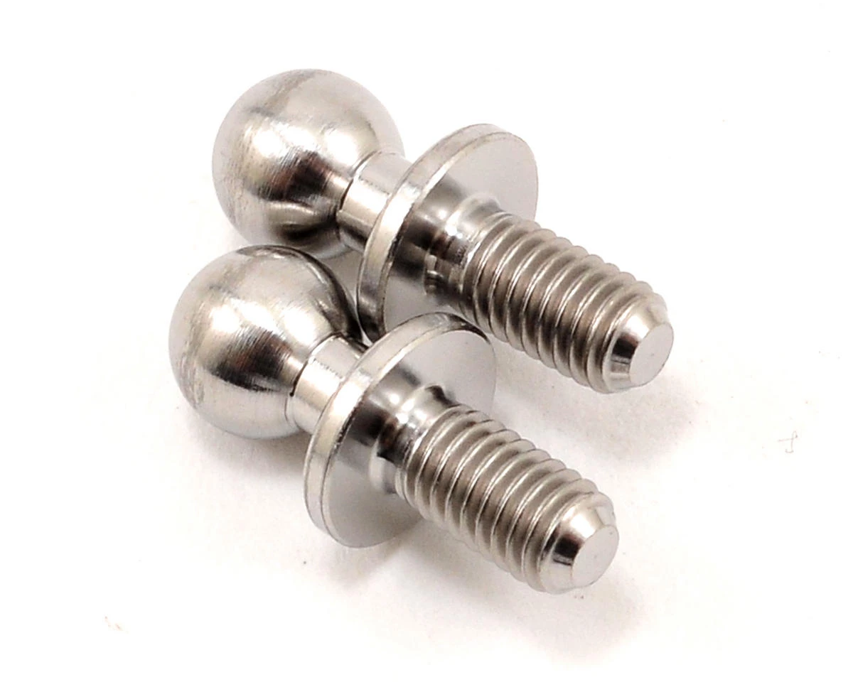 Lunsford 4.8x6mm Broached Titanium Ball Studs (2) (SC10 4x4) 1 Lunsford 4.8x6mm Broached Titanium Ball Studs (2) (SC10 4x4)