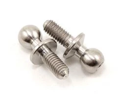 Lunsford 4.8x7mm Broached Titanium Ball Studs (2)