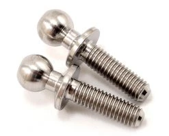 Lunsford 4.8x10mm Broached Titanium Ball Studs (2) (SC10 4x4)