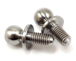 Lunsford 4.8mm Short Neck Broached Titanium Ball Studs (2)