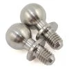 Lunsford 5.5x3x4mm Titanium Ball Studs (2)