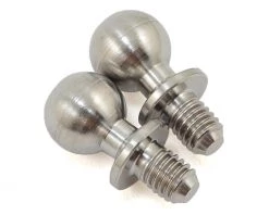 Lunsford 5.5x3x4mm Titanium Ball Studs (2)