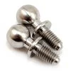 Lunsford 5.5x3x6mm Titanium Ball Studs (2)