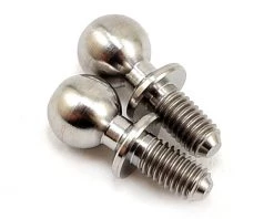 Lunsford 5.5x3x6mm Titanium Ball Studs (2)