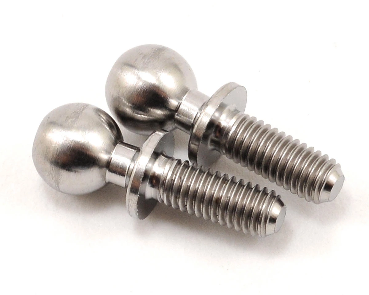 Lunsford 5.5x8mm Broached Titanium Ball Studs (2) (SC10 4x4) 1 Lunsford 5.5x8mm Broached Titanium Ball Studs (2) (SC10 4x4)