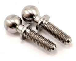 Lunsford 5.5x10mm Broached Titanium Ball Studs (2) (SC10 4x4)