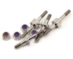 Lunsford "Quick Tune" Associated SC10 Big Bore Titanium Shock Mounts (4)