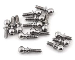Lunsford Associated RC10 B74 5.5mm Broached Titanium Ball Stud Kit (14)