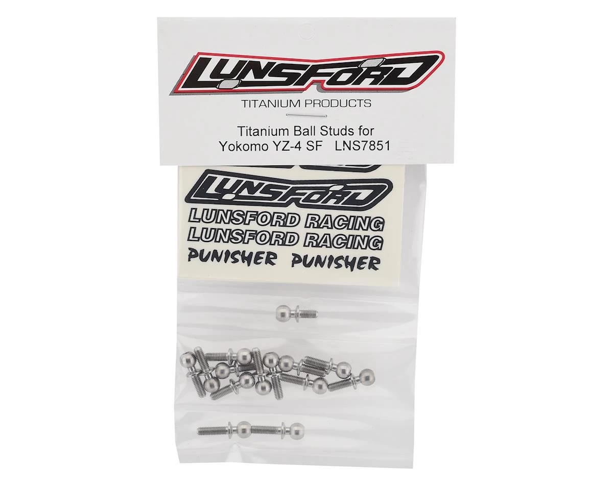 Lunsford 5.5mm Titanium Yokomo YZ-4 SF Ball Stud Kit (14) 2 Lunsford 5.5mm Titanium Yokomo YZ-4 SF Ball Stud Kit (14) - Image 2
