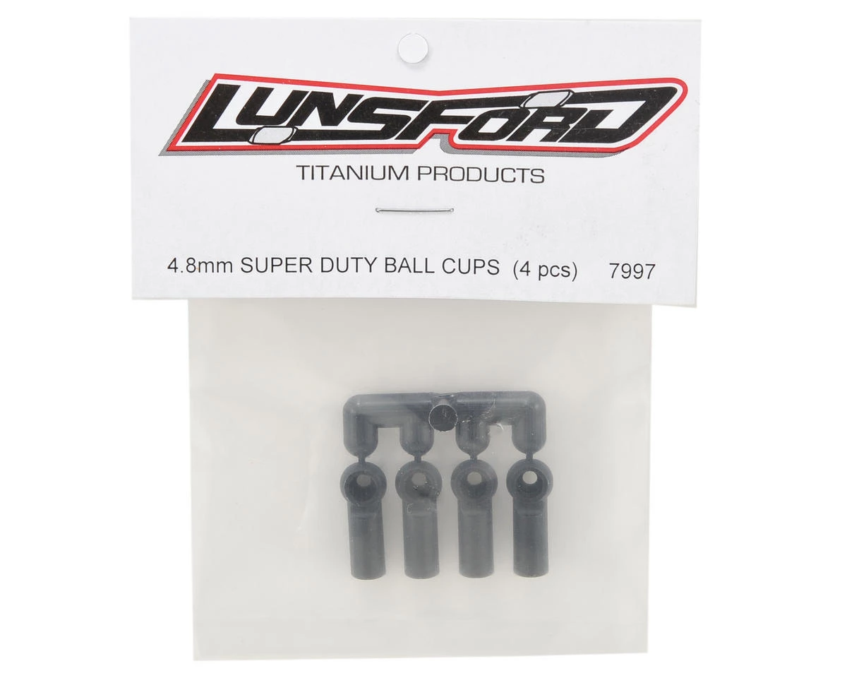 Lunsford "Super Duty" 4.8mm Ball Cups (4) 2 Lunsford "Super Duty" 4.8mm Ball Cups (4) - Image 2
